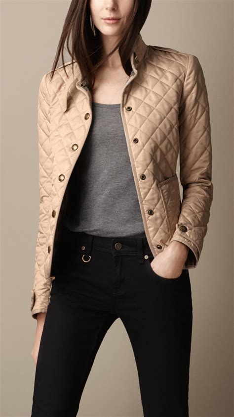 manteaux burberry femme|Burberry quilted jacket.